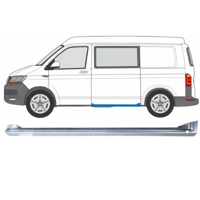 Kompletný prah posuvných dverí pre Volkswagen Transporter T6 2015-2024 / Ľavý 17180