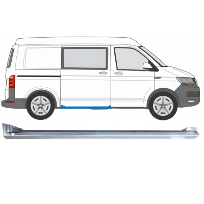 Kompletný prah posuvných dverí pre Volkswagen Transporter T6 2015-2024 / Pravá 17179