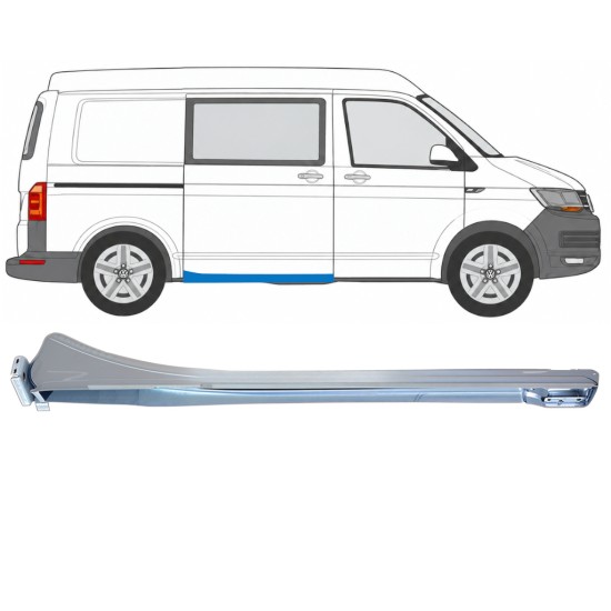 Vodiaca lišta posuvných dverí pre Volkswagen Transporter T6 2015-2024 / Pravá 17203
