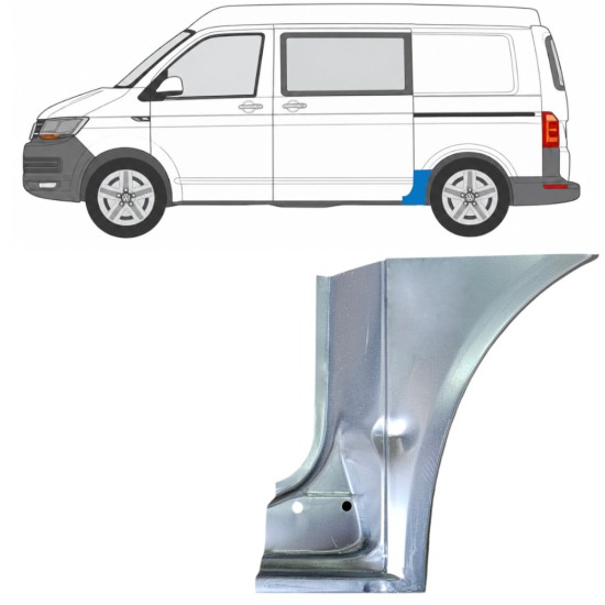 Lem zadného blatníka pre Volkswagen Transporter T6 2015-2024 / Ľavý 17153