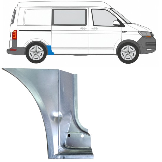 Lem zadného blatníka pre Volkswagen Transporter T6 2015-2024 / Pravá 17152