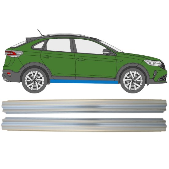 Opravný plech prahu pre Volkswagen Taigo 2021- / Ľavá+Pravá / Sada 14938