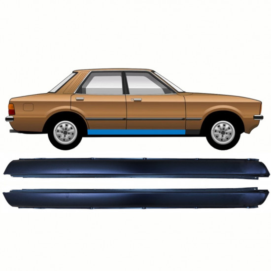 Opravný plech prahu pre Ford Taunus 1976-1982 / Sada 11084