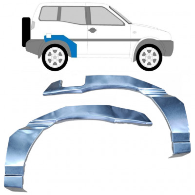 Lem zadného blatníka pre Nissan Terrano 1993-1999 / Ľavá+Pravá / Sada 9620