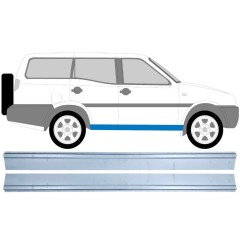 Opravný plech prahu vnútorný pre Nissan Terrano II 1993-2005 / Ľavá+Pravá / Sada 11941