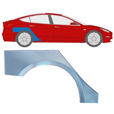 Lem zadného blatníka pre Tesla Model 3 2017-2023 / Pravá 16373