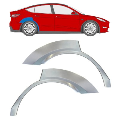 Lem zadného blatníka pre Tesla Model Y 2020- / Ľavá+Pravá / Sada 16378