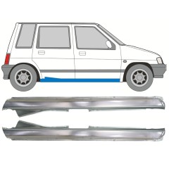 Opravný plech prahu pre Daewoo Tico 1991-2000 / Ľavá+Pravá / Sada 12522