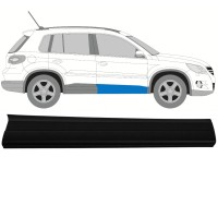 Bočná lišta dverí pre Volkswagen Tiguan 2007-2016 / Pravá 17061