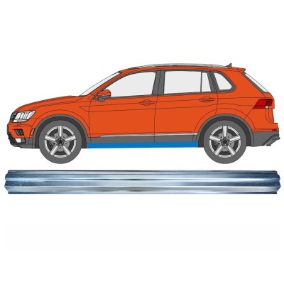 Opravný plech spodnej časti prahu pre Volkswagen Tiguan 2016-2024 / Ľavý 17221