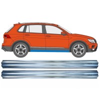 Opravný plech spodnej časti prahu pre Volkswagen Tiguan 2016-2024 / Ľavá+Pravá / Sada 17222