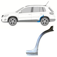 Opravný plech zadného blatníka predná časť pre Volkswagen Tiguan 2007-2016 / Ľavý 15784