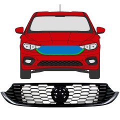 Mriežka pre Fiat Tipo 2016- / Sada 7531