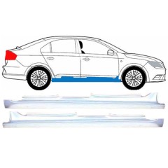 Kompletný prah pre Seat Toledo 2012-2018 / Ľavá+Pravá / Sada 11610