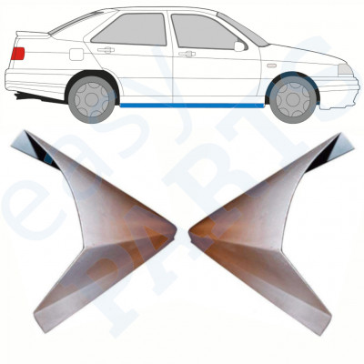 Opravný plech prahu pre Seat Toledo 1991-1999 / Ľavá+Pravá / Sada 9473