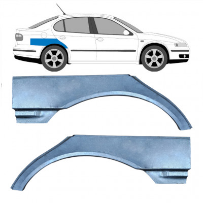 Lem zadného blatníka pre Seat Toledo Leon 1999-2006 / Ľavá+Pravá / Sada 9227