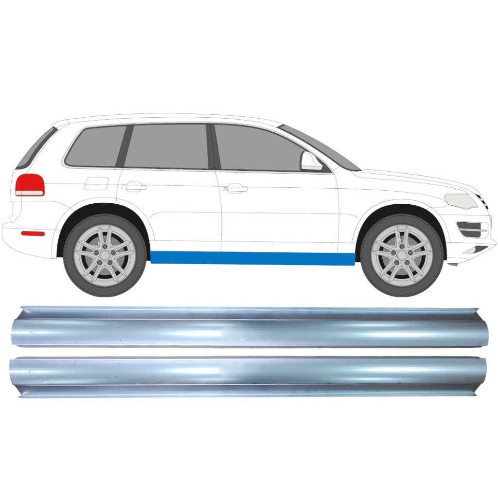 Opravný Plech Prahu Pre Volkswagen Touareg 2002-2010 / Ľavá+Pravá / Sada 11340