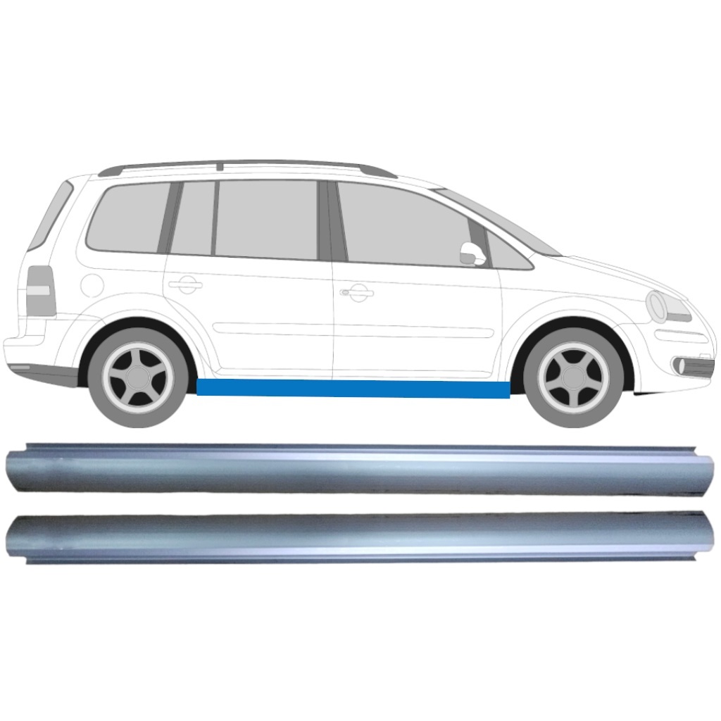 Opravný Plech Prahu Pre Vw Touran 2003-2010 / Vľavo = Vpravo (Symetrické) / Sada 10390