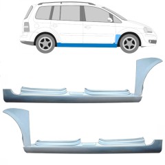 Kompletný prah + opravný plech predného blatníka pre Volkswagen Touran 2003-2010 / Sada 11166