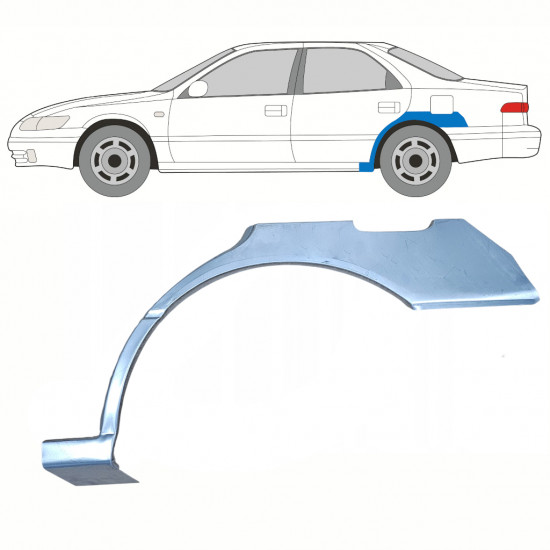 Lem zadného blatníka pre Toyota Camry 1996-2001 / Ľavý 8377