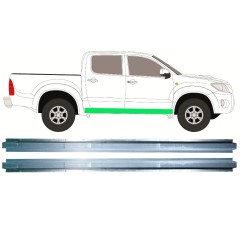 Opravný plech prahu vnútorný pre Toyota Hilux 2005-2015 / Ľavá+Pravá / Sada 11457