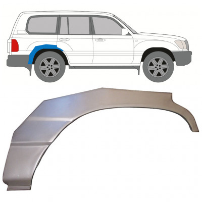 Lem zadného blatníka pre Toyota Land Cruiser 1998-2007 / Pravá 8982