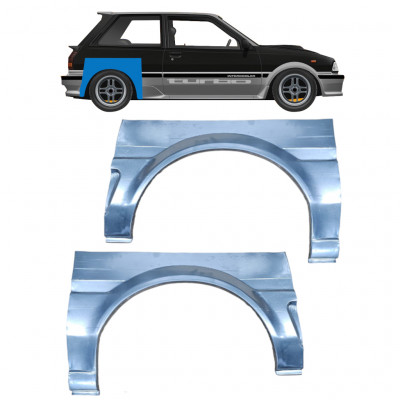 Lem zadného blatníka pre Toyota Starlet 1984-1989 / Ľavá+Pravá / Sada 10279