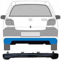 Zadný nárazník pre Toyota Yaris 2003-2005 7065