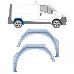 Vnútorná oprava zadného blatníka pre Opel Vivaro 2001-2014 / Ľavá+Pravá / Sada 14100