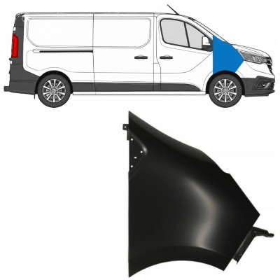 Predný blatník pre Renault Trafic 2014- 2021-2026 / Pravá 17104