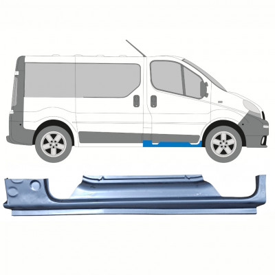 Opravný plech prahu pre Renault Trafic Opel Vivaro 2001-2014 / Pravá 8574