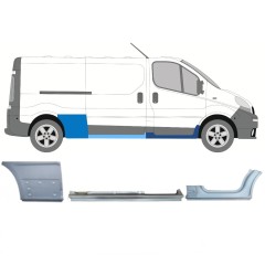 Opravný plech sada pre Opel Vivaro 2001-2014 / Pravá / 13305
