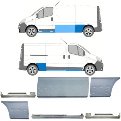 Opravný plech sada pre Opel Vivaro 2001-2014 / Ľavá+Pravá / 13309