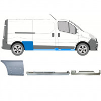 Opravný plech sada pre Renault Trafic Opel Vivaro 2001-2014 / LWB / Pravá /  11104