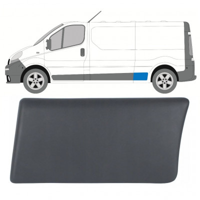 Bočná lišta zadného blatníka pre Renault Trafic 2001-2014 / Ľavý 8206