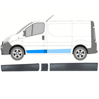 Sada líšt pre Renault Trafic Opel Vivaro Primastar 2001-2014 / SWB / Ľavý /  8570