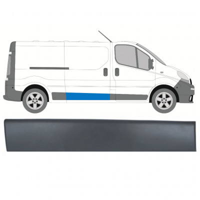 Bočná lišta posuvných dverí pre Renault Trafic 2001-2014 / Pravá 8203