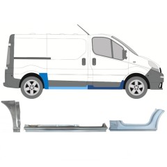 Opravný plech sada pre Renault Trafic 2001-2014 / Pravá / 11231
