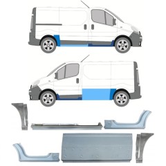 Opravný plech sada pre Nissan Primastar 2001-2014 16775