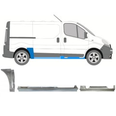 Opravný plech sada pre Renault Trafic 2001-2014 / Pravá / 13310