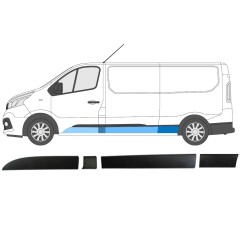 Sada líšt pre Opel Vivaro 2014-2019 / Ľavý / 14430