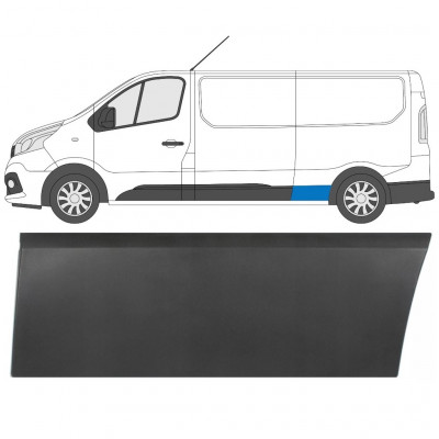 Bočná lišta zadného blatníka pre Renault Trafic 2014- / Ľavý 8220