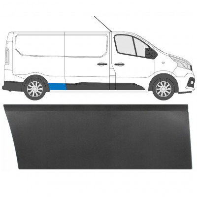 Bočná lišta zadného blatníka pre Renault Trafic 2014- / Pravá 8219