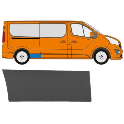 Bočná lišta pre Renault Trafic 2014- / LWB / Pravá 11252