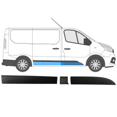 Sada líšt pre Opel Vivaro 2014-2019 / Pravá / 14432