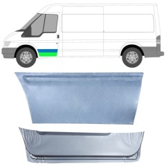 Opravný plech predných dverí vnútorný pre Ford Transit 2000-2013 / Ľavý / Sada 14544