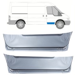Opravný plech predných dverí vnútorný pre Ford Transit 2000-2013 / Ľavá+Pravá / Sada 14542
