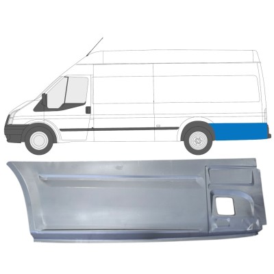 Lem zadného blatníka pre Ford Transit 2000-2013 / Ľavý 14616