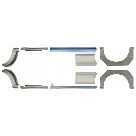 Opravný plech prahu + zadného blatníka pre Ford Transit 2000-2013 / Sada 12678