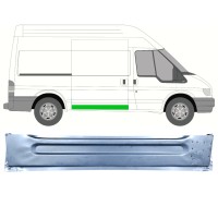 Opravný plech posuvných dverí vonkajší pre Ford Transit 2000-2013 / Pravá 15132
